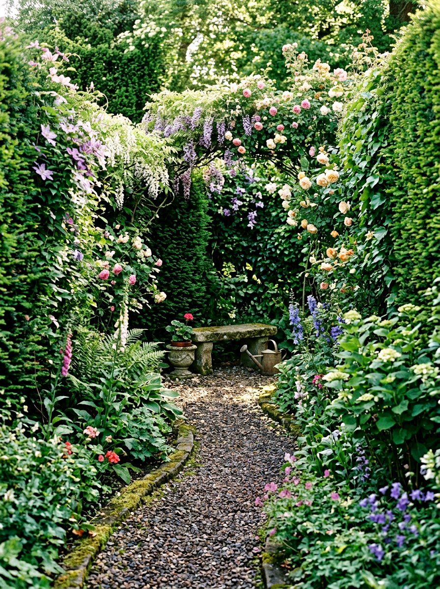 Hidden Garden Nook - 30 garden lounge ideas