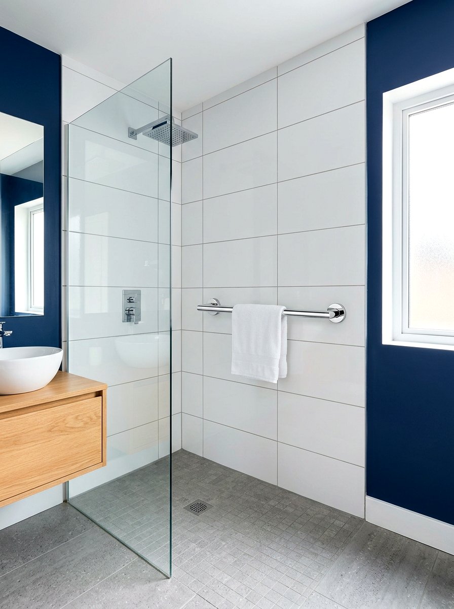 Hidden Grab Bar Safety - 30 invisible wellness bathroom ideas