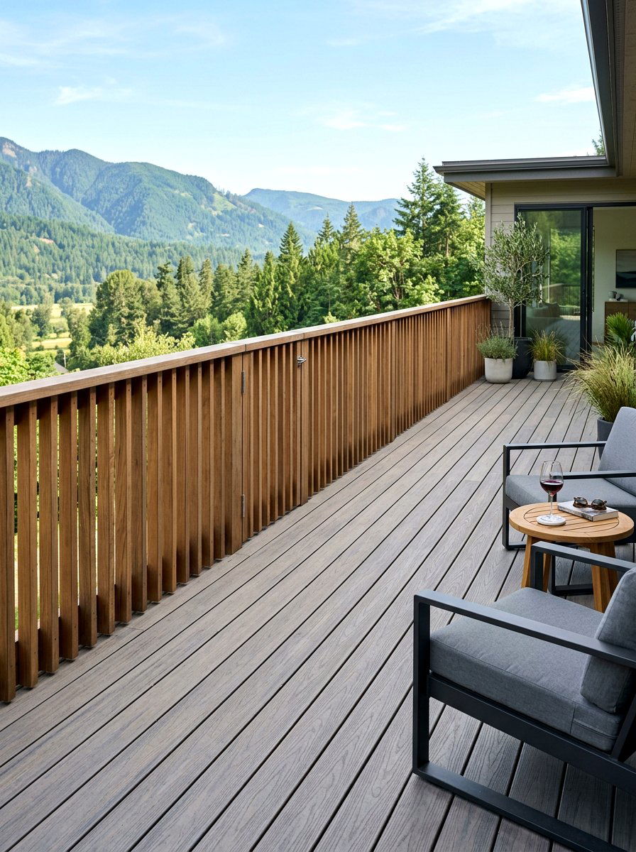 Hidden Integrated Deck Gate - 30 deck gate ideas