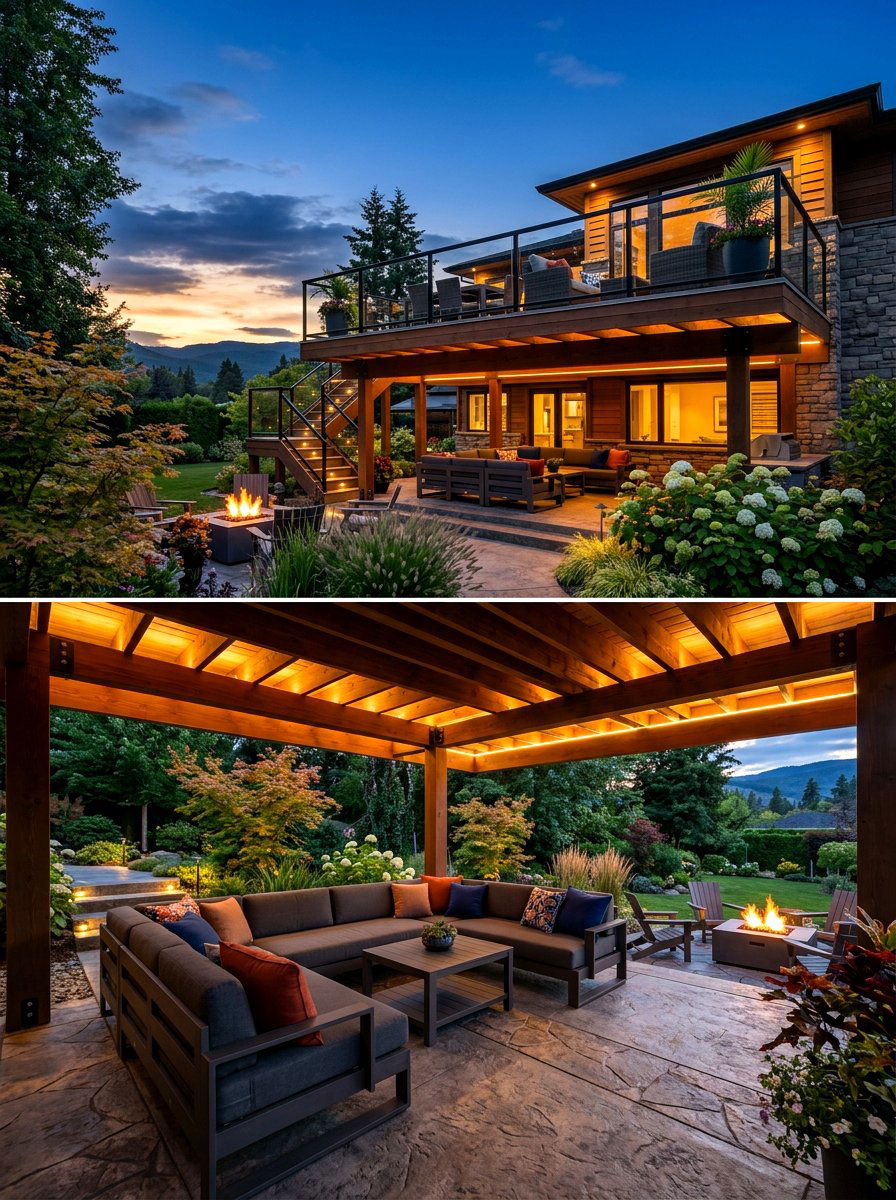 Hidden Joist Lighting - 30 deck lighting ideas