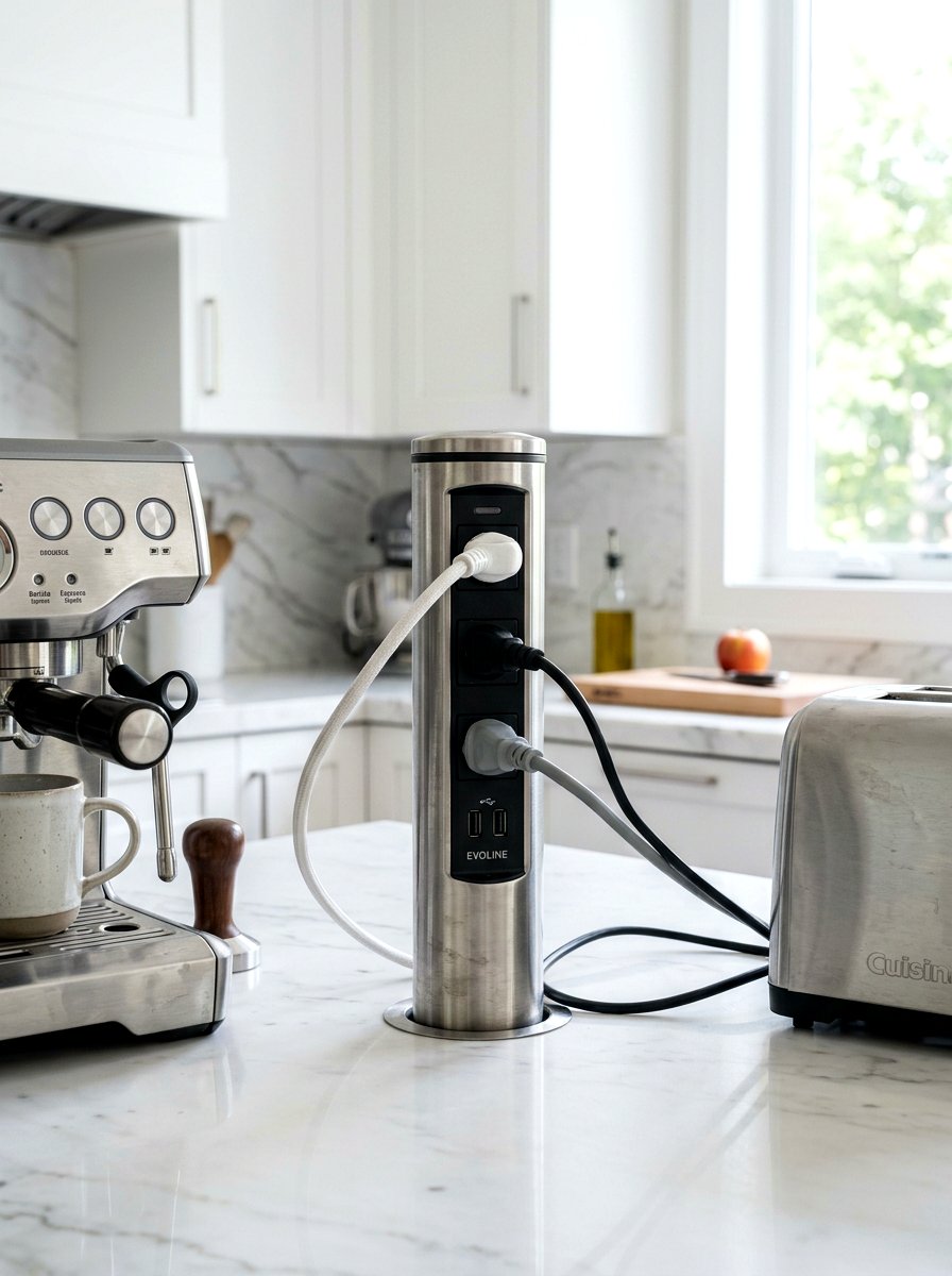 Hidden Kitchen Outlets - 30 concealed kitchen storage ideas