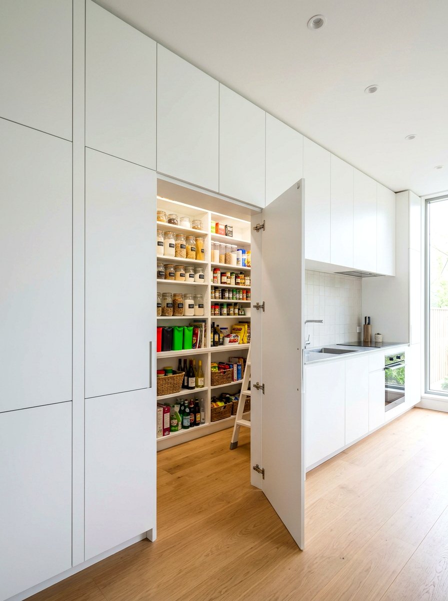 Hidden Kitchen Pantry Door - 30 baking pantry ideas