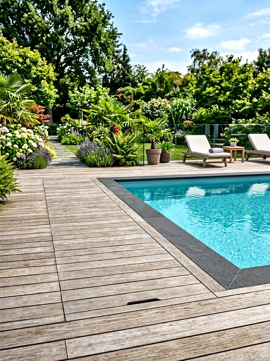 Hidden Pool Cover System - 30 luxury pool ideas