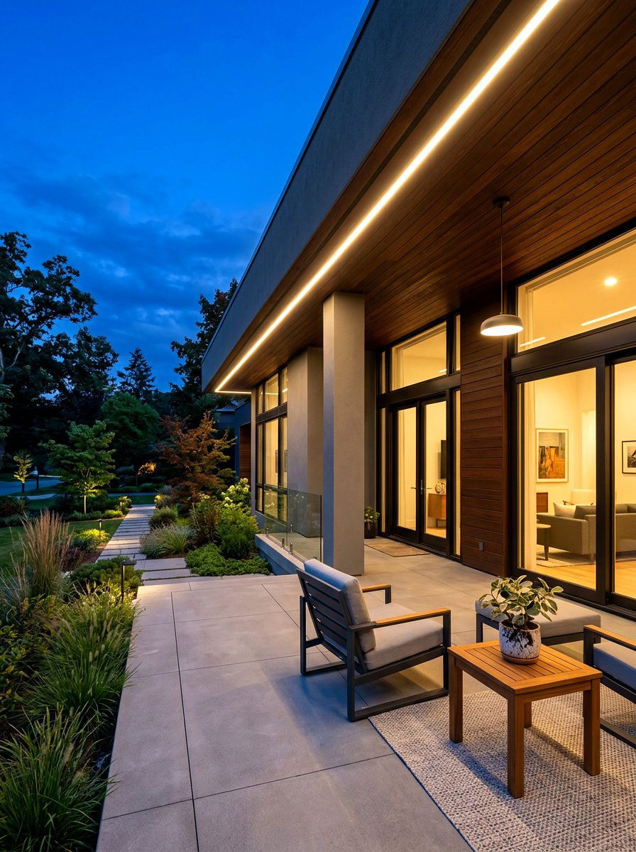 Hidden Porch Light - 30 porch lighting ideas