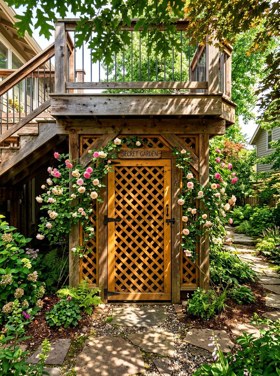 Hidden Porch Storage Closet - 30 outdoor broom closet ideas