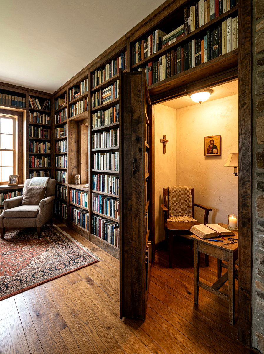 Hidden Prayer Closet - 30 prayer corner ideas