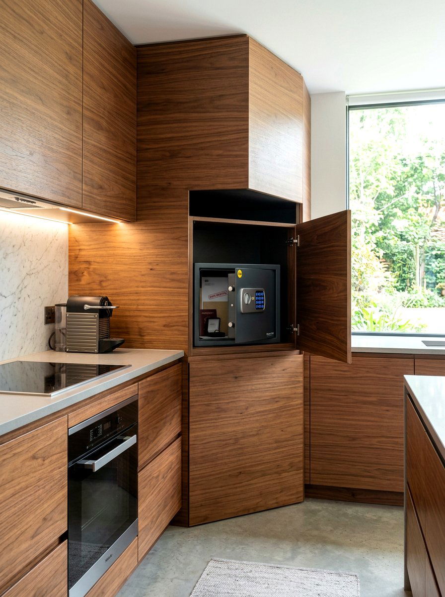 Hidden Secret Corner Storage - 30 kitchen corner cabinet ideas