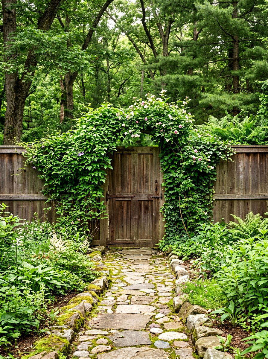 Hidden Secret Gate - 30 garden gate entrance ideas