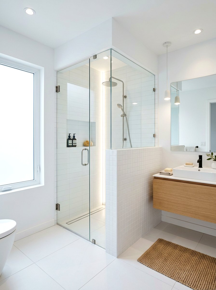Hidden Shower Niche - 30 shower niche ideas