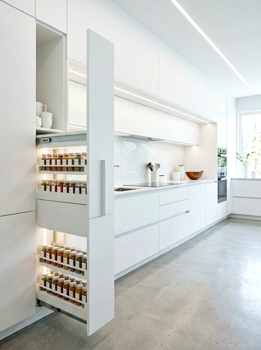 Hidden Spice Drawer - 30 spice drawer ideas