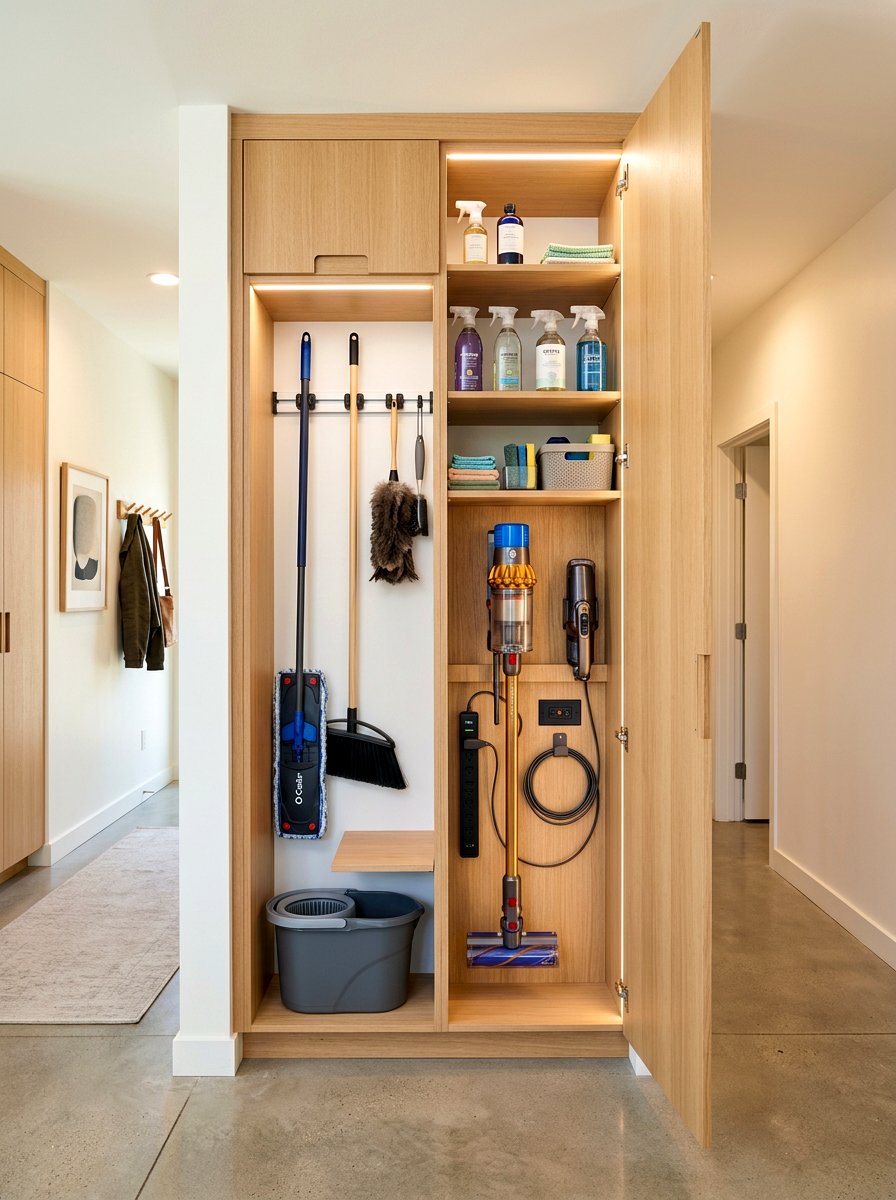 Hidden Storage Cabinet - 30 utility kitchen ideas