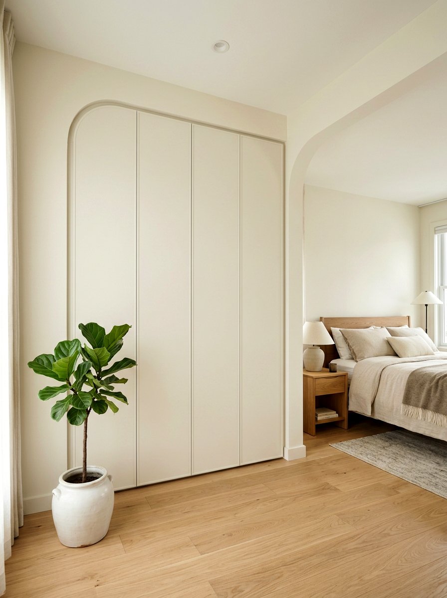 Hidden Storage Cabinets - 30 bedroom alcove ideas