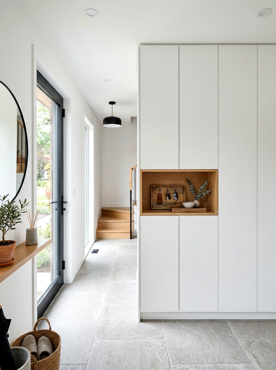 Hidden Storage Entryway - 30 quiet luxury entryway ideas