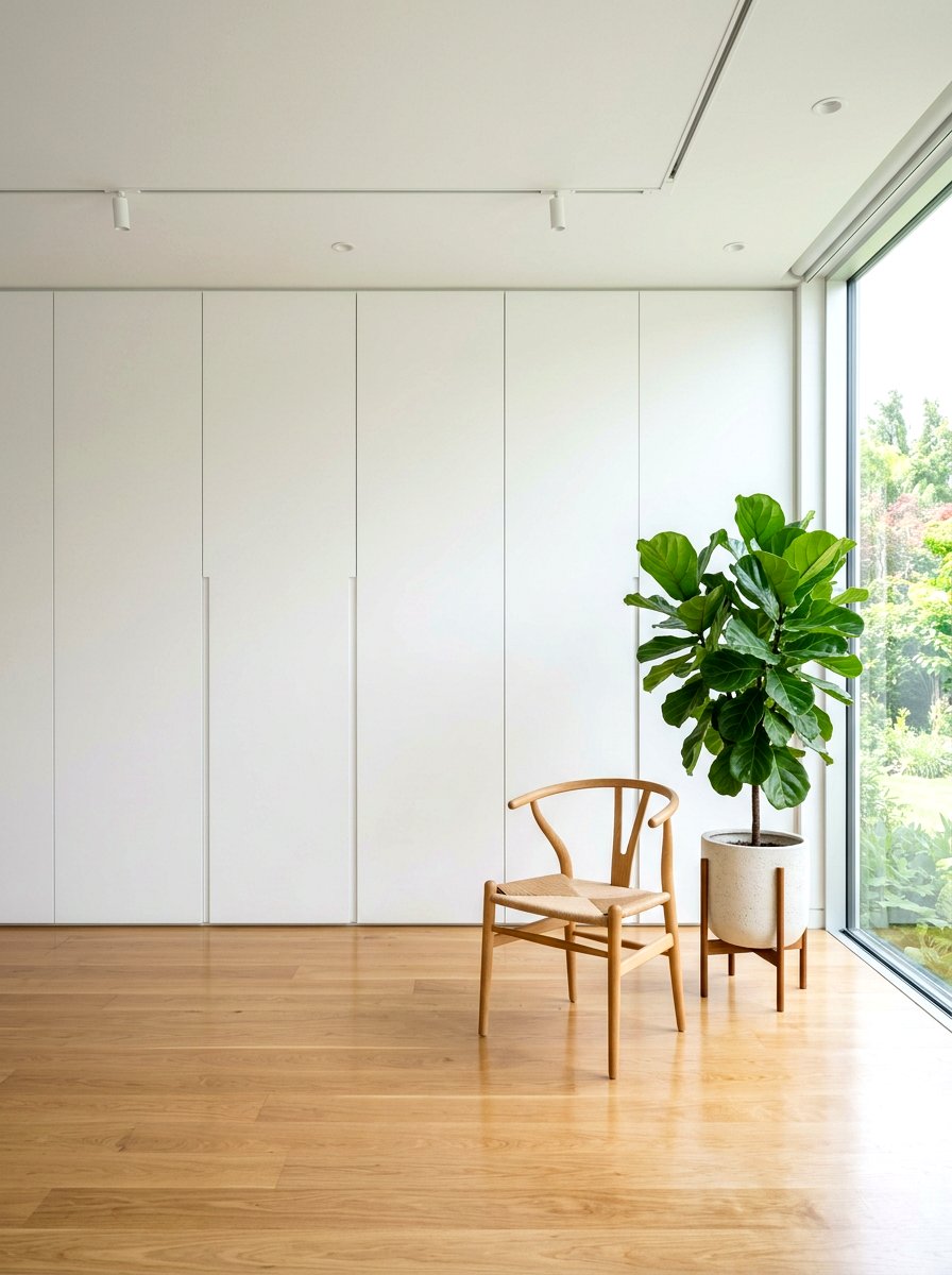 Hidden Storage Wall - 30 quiet room decor ideas