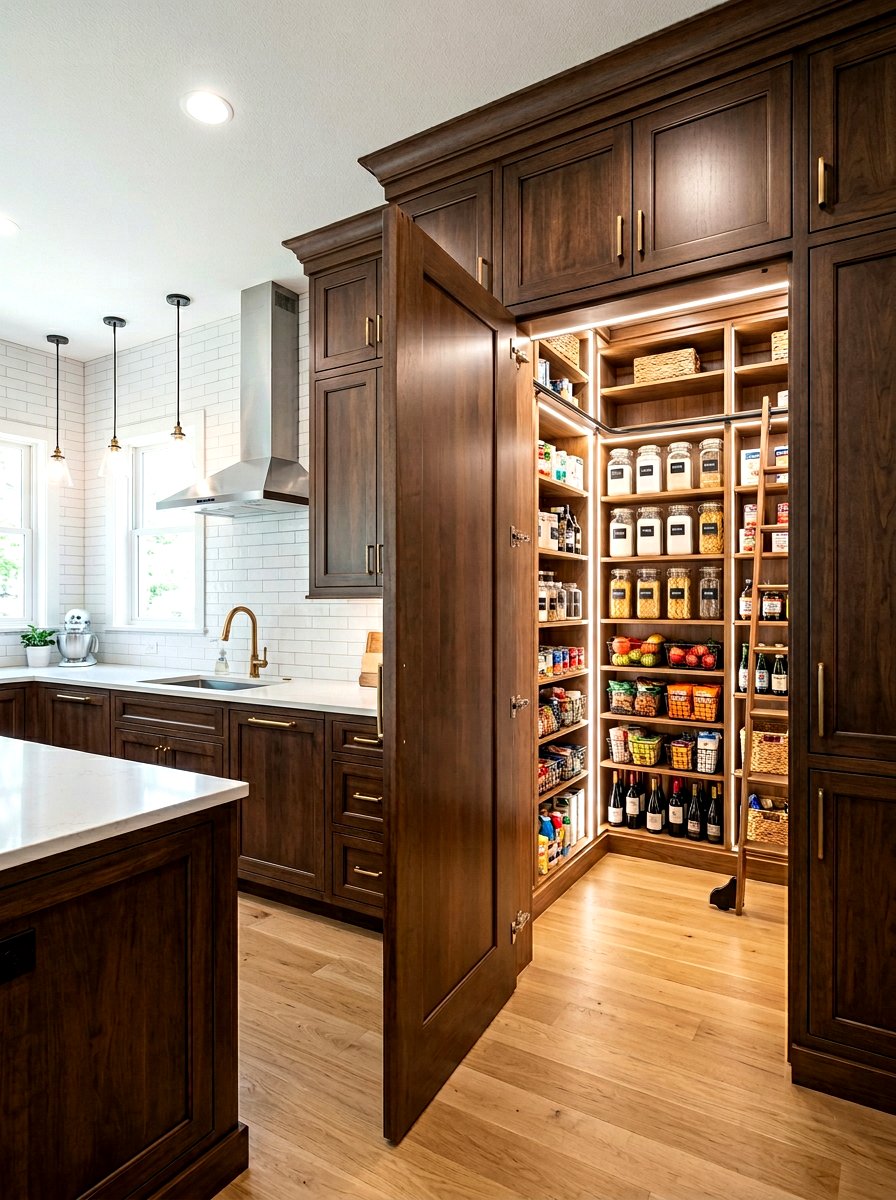 Hidden Walk In Pantry - 30 butler pantry storage ideas