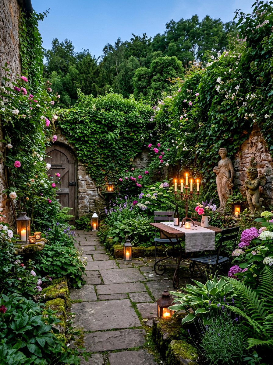 Hidden Walled Garden - 30 alfresco birthday party ideas