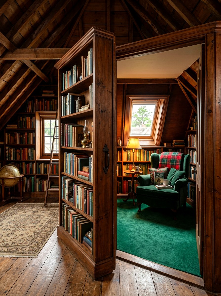 Hidden attic reading room - 30 attic reading room ideas
