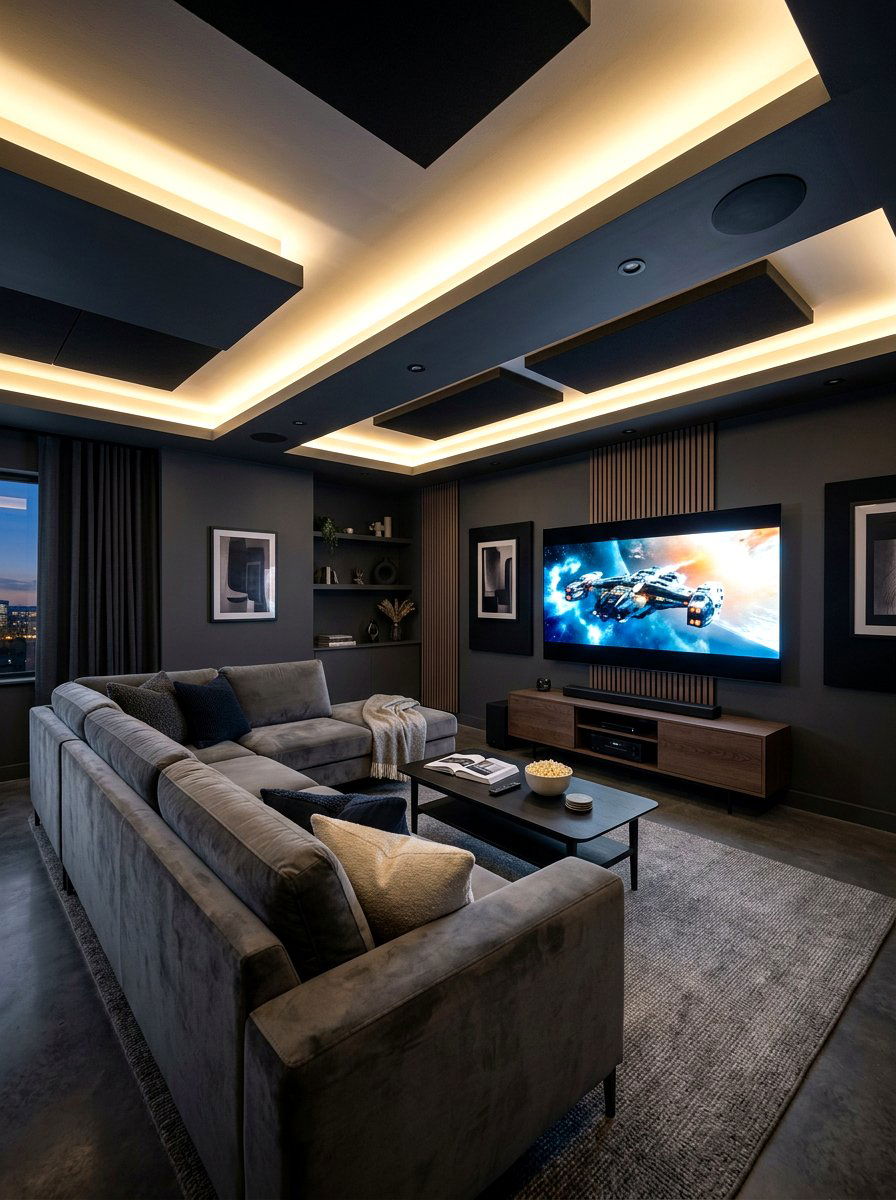 Hidden cove lighting - 30 ceiling trim ideas