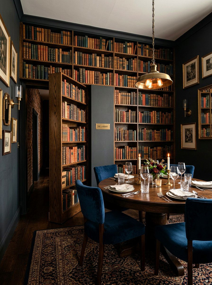 Hidden door speakeasy dining room - 30 speakeasy dining room ideas