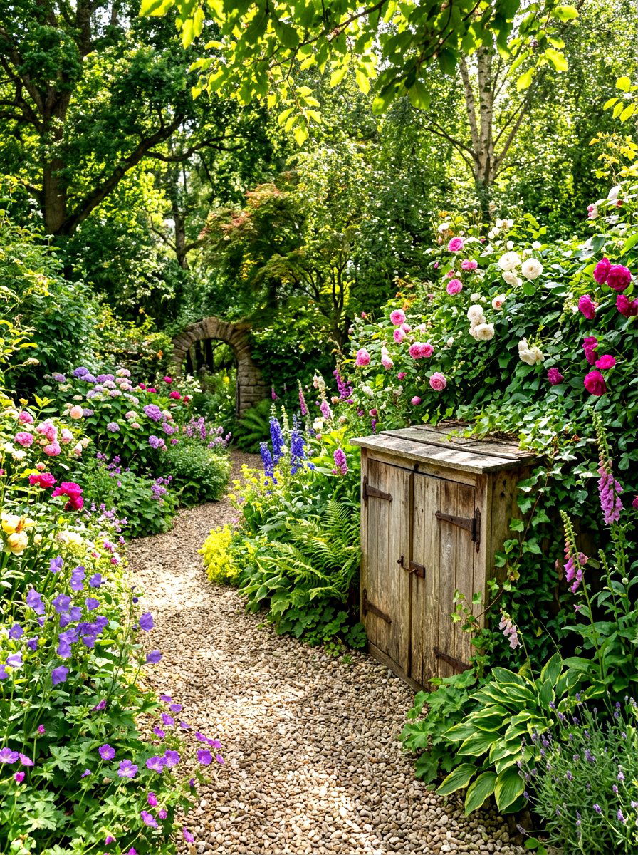 Hidden garden storage box - 30 deck box ideas