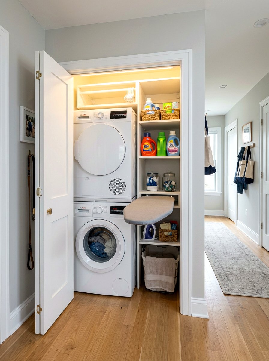 Hidden laundry room - 30 laundry room ideas