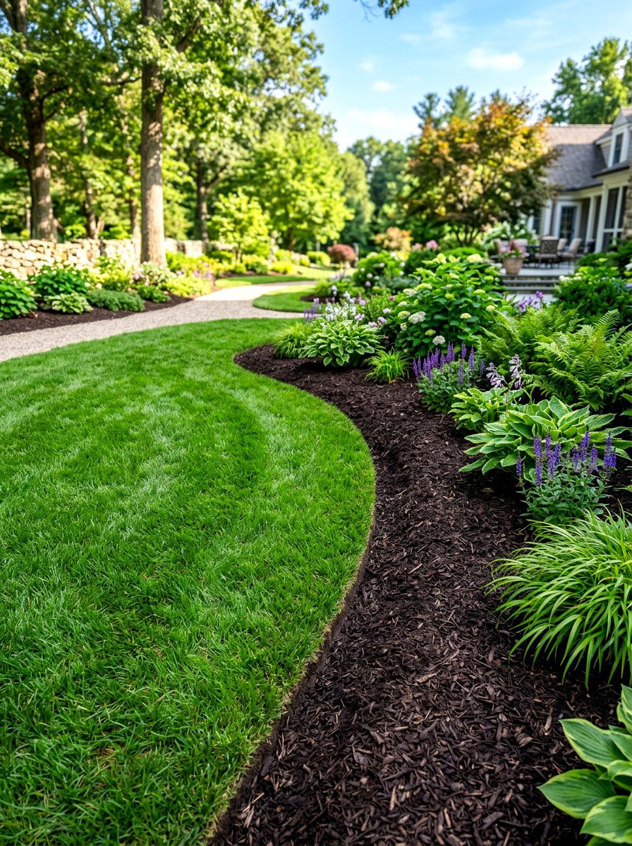 Hidden lawn edging - 30 lawn edging ideas
