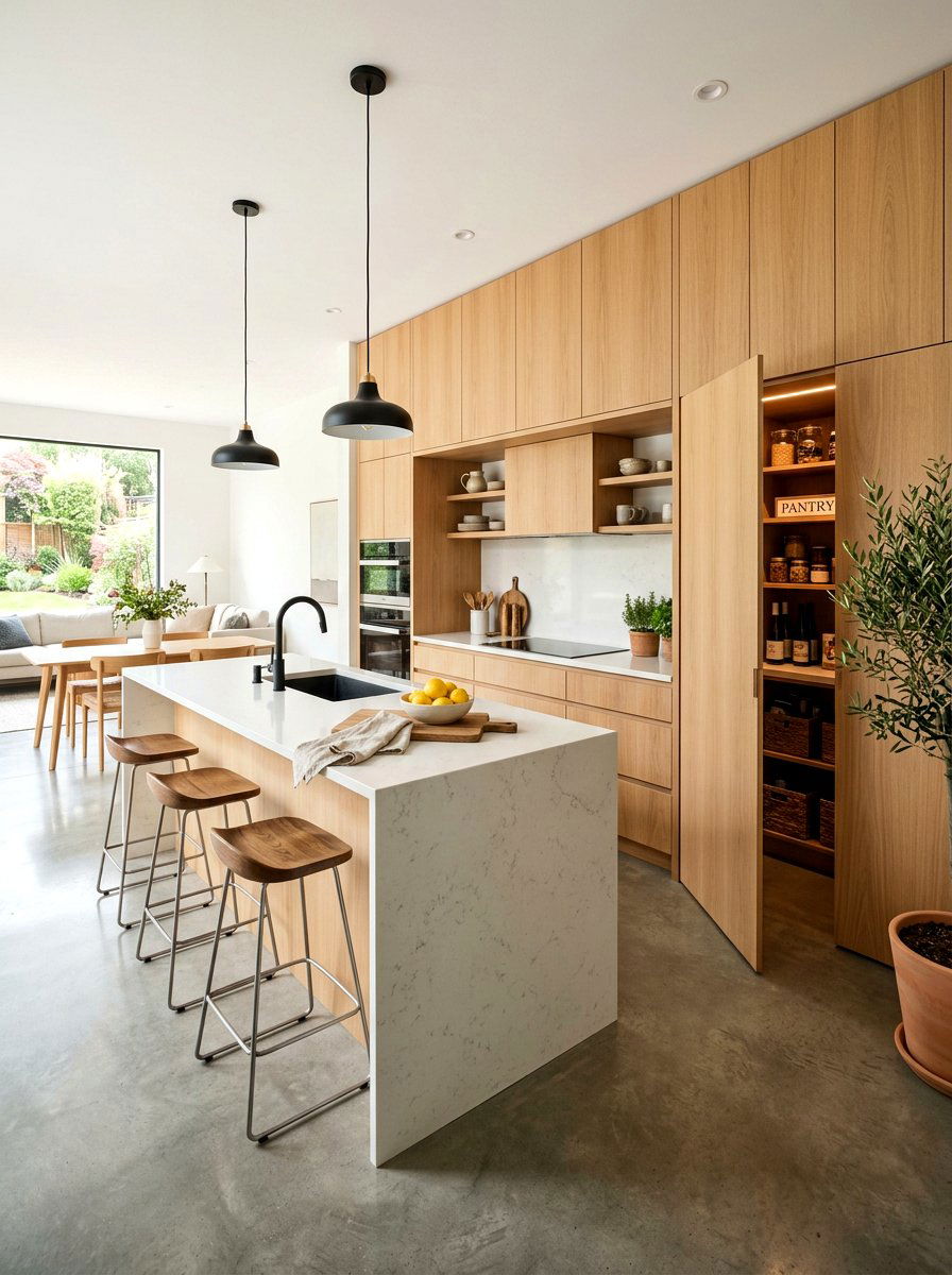 Hidden pantry door - 30 back kitchen pantry ideas
