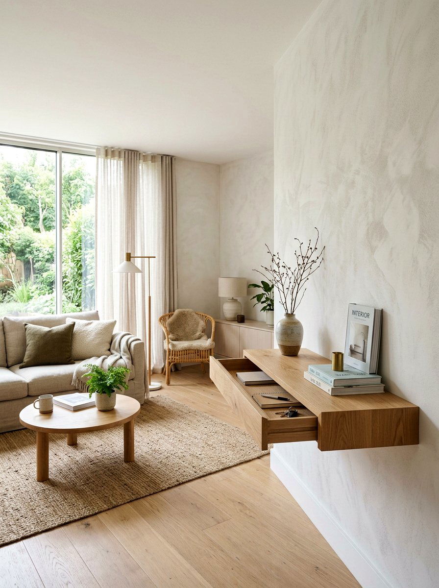 Hidden shelf floating drawer - 30 floating drawer ideas