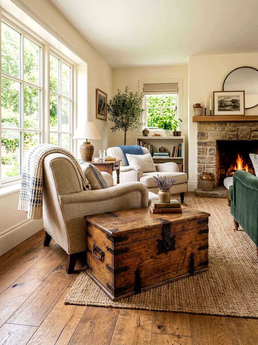 Hidden toy chest - 30 family friendly living room storage ideas