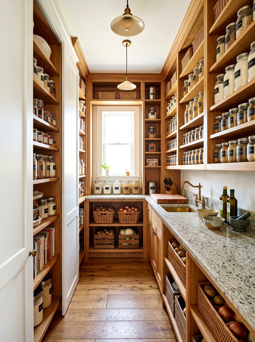 Hidden walk in pantry - 30 hidden prep kitchen ideas