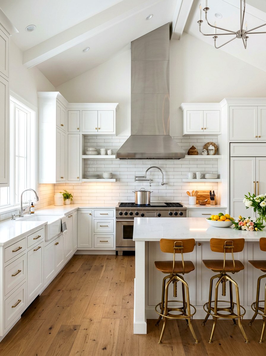 High Arch Pot Filler - 30 pot filler kitchen ideas