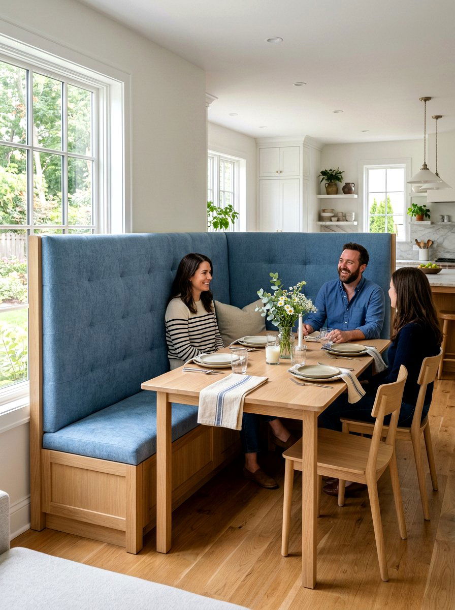 High Back Kitchen Bench - 30 breakfast banquette kitchen ideas