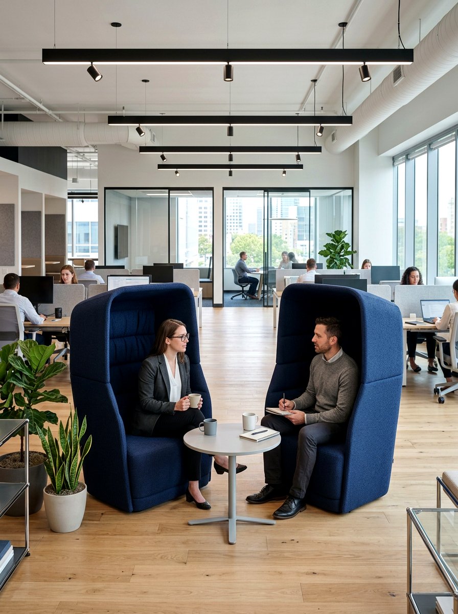High Back Privacy Chair - 30 office lounge chair ideas