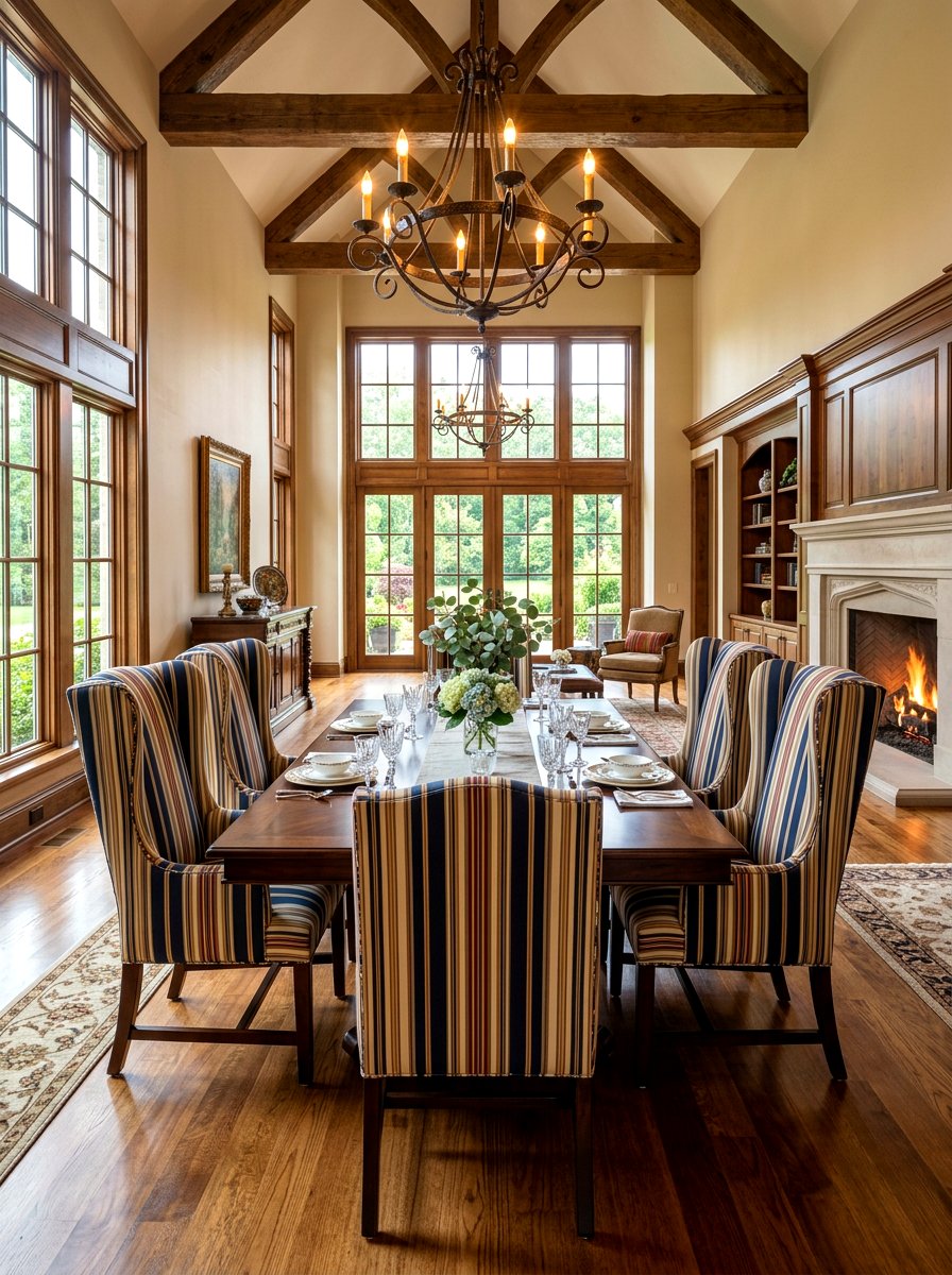 High Back Seating - 30 breakfast room decor ideas