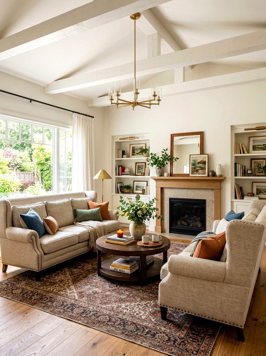 High Back Sofa Duo - 30 living room sofa pair ideas