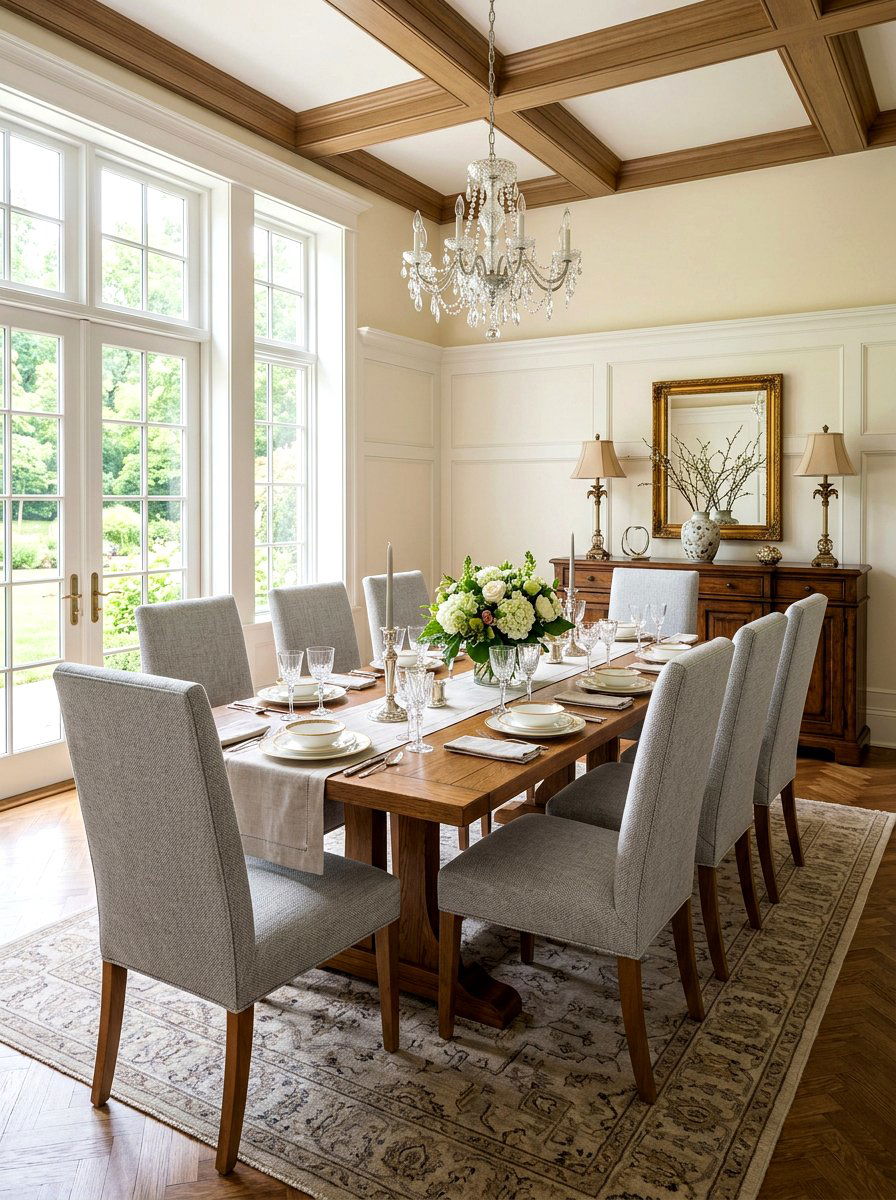 High Back Upholstered Chairs - 30 statement dining chairs ideas