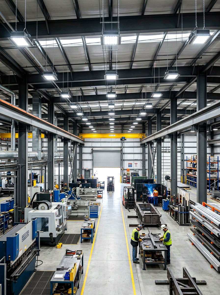 High Bay Lighting - 30 workshop lighting ideas