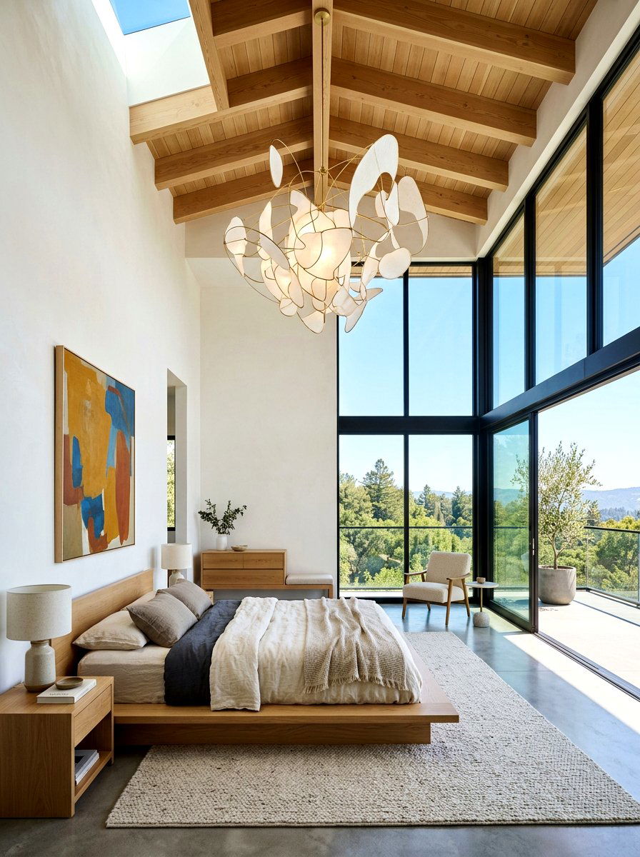 High Ceiling Minimalist Bedroom - 30 minimalist bedroom ideas