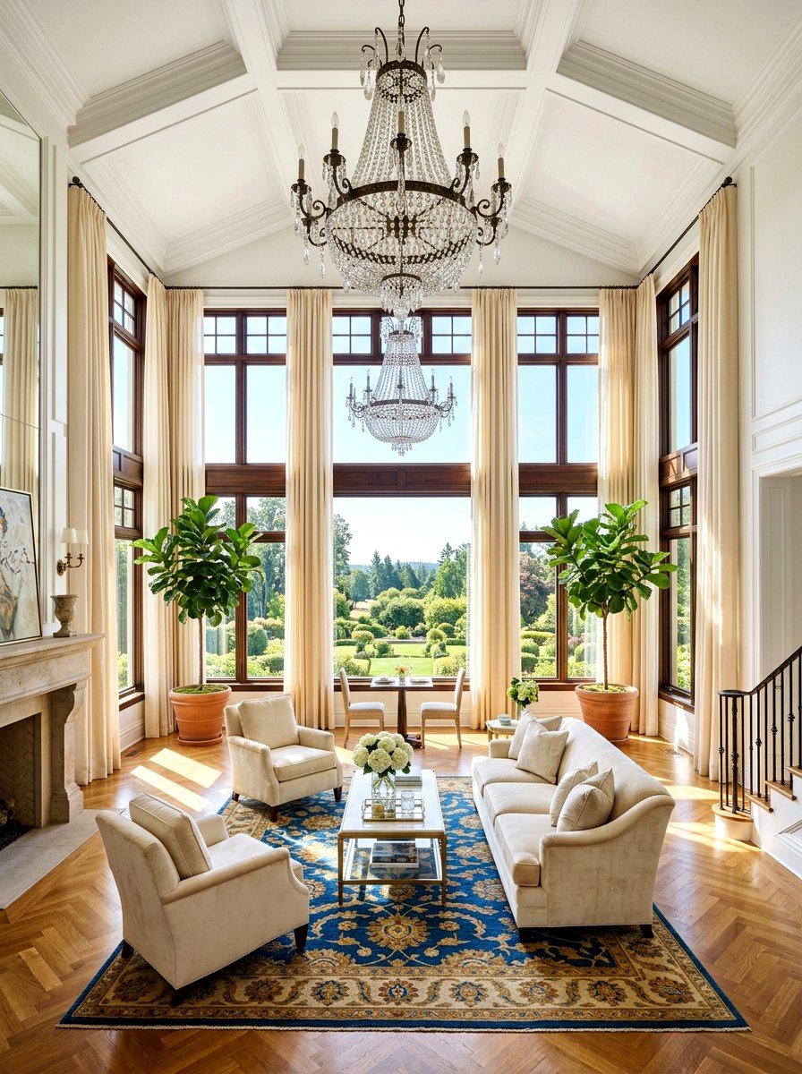 High Ceiling Morning Room - 30 morning room ideas
