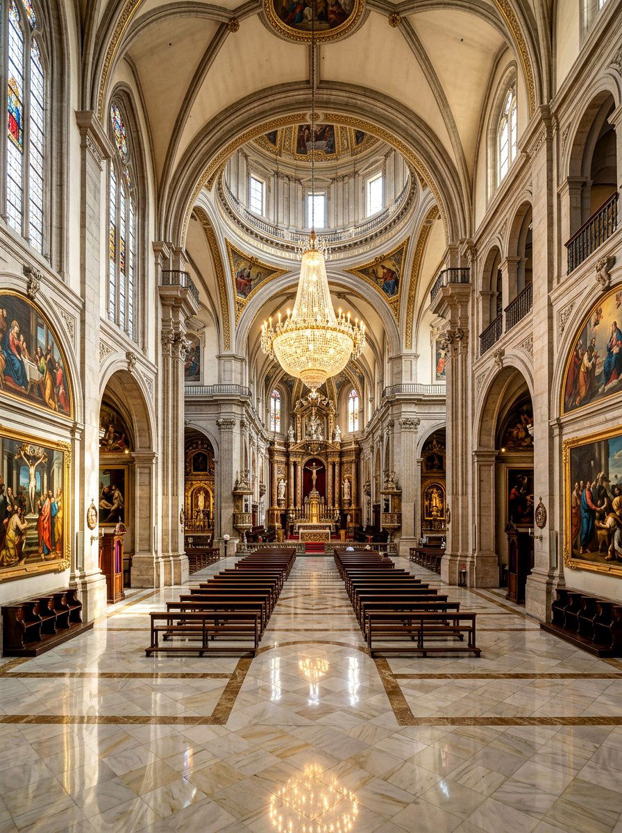 High Ceiling Prayer Hall - 30 prayer room ideas
