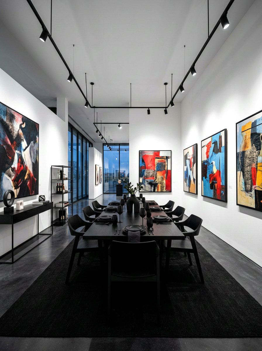 High Contrast Gallery - 30 at home cafe dining ideas