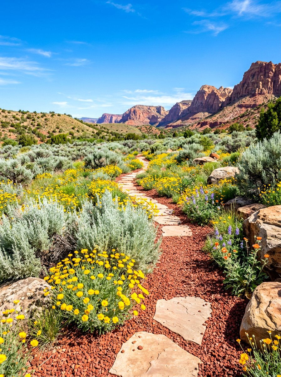 High Desert Meadow Landscape - 30 meadow front yard ideas