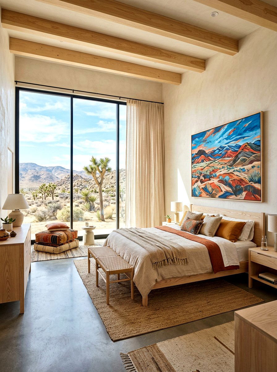 High Desert Sanctuary Bedroom - 30 western bedroom ideas