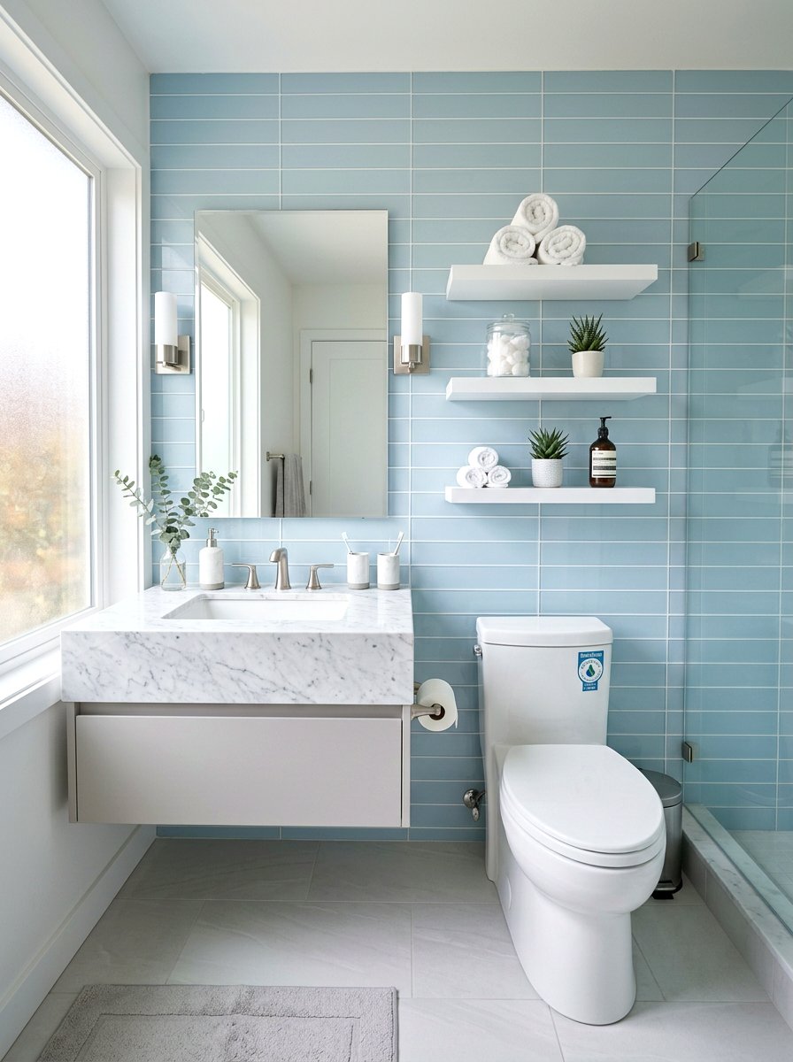 High Efficiency Toilet - 30 low water bathroom ideas