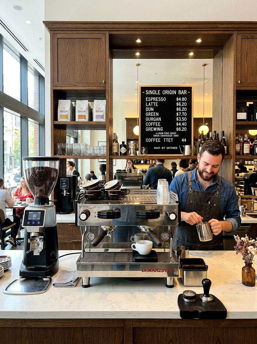 High End Espresso Bar - 30 corner breakfast coffee nook ideas