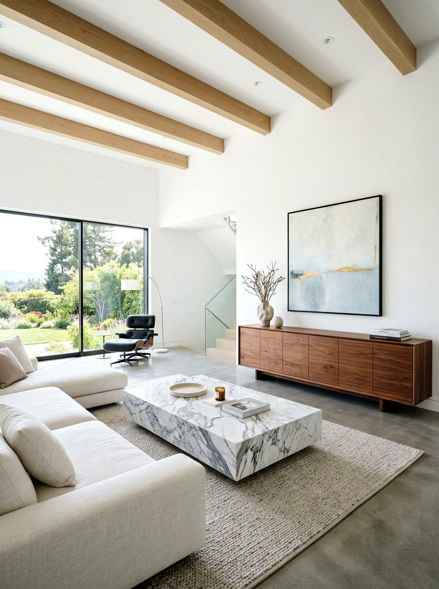 High End Minimalist - 30 quiet room decor ideas