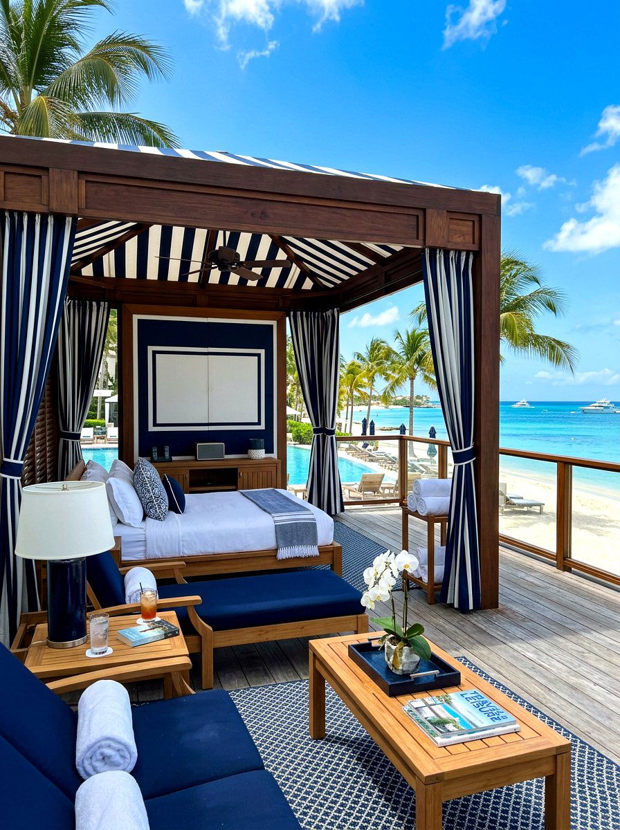 High End Resort Cabana - 30 cabana lounge ideas