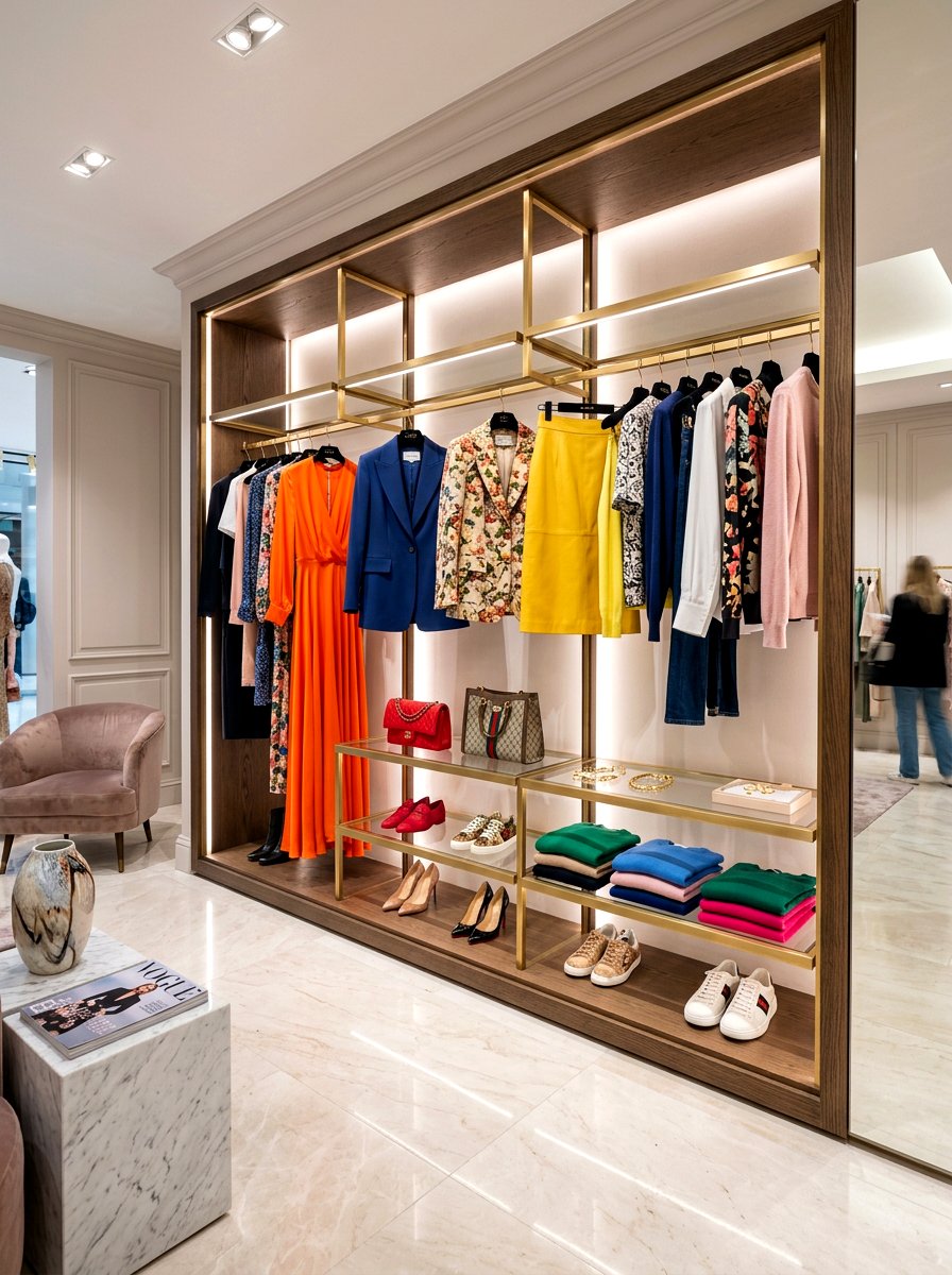 High Fashion Boutique Display - 30 open closet aesthetic ideas