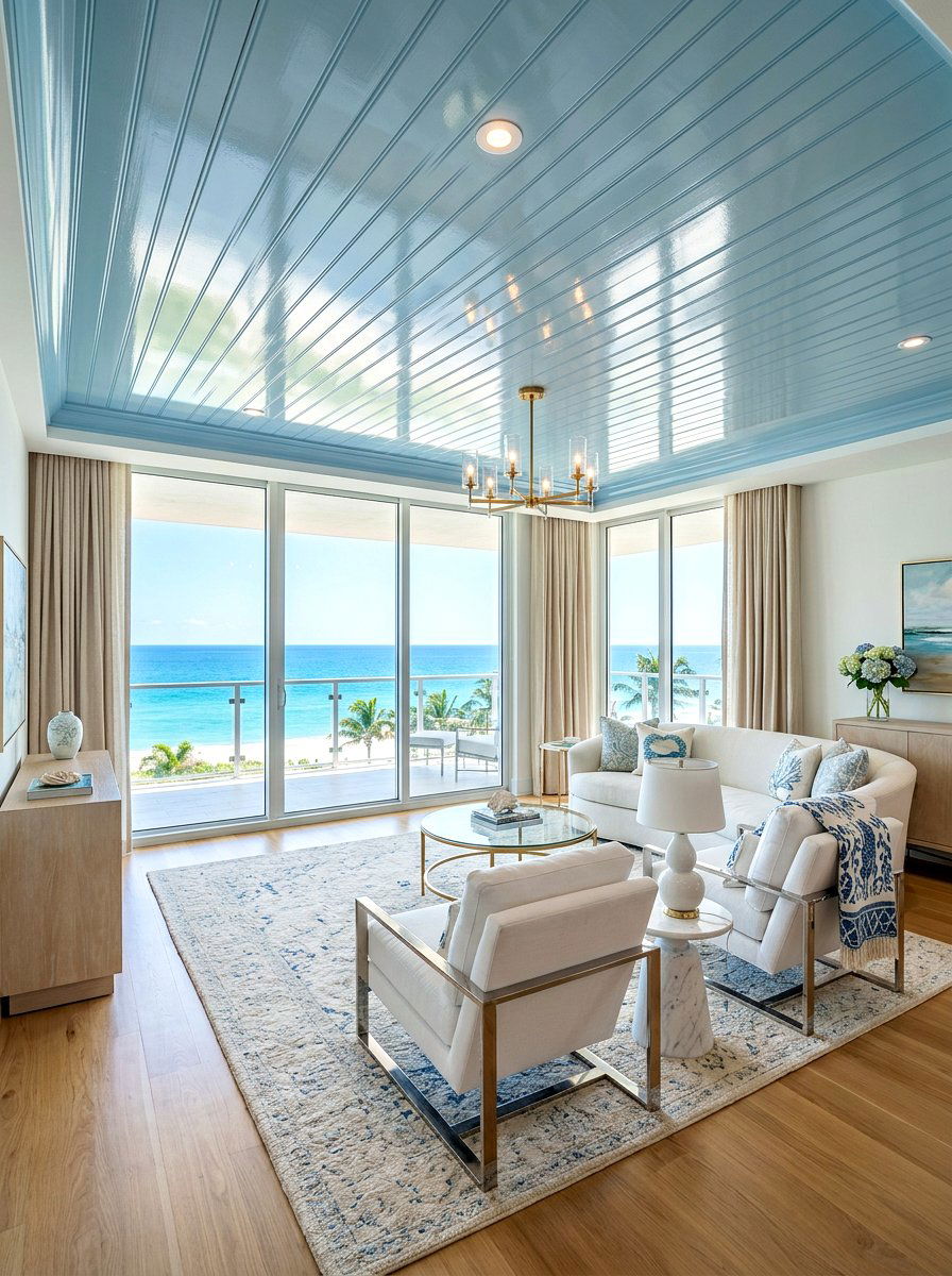 High Gloss Beadboard Ceiling - 30 porch beadboard ceiling ideas