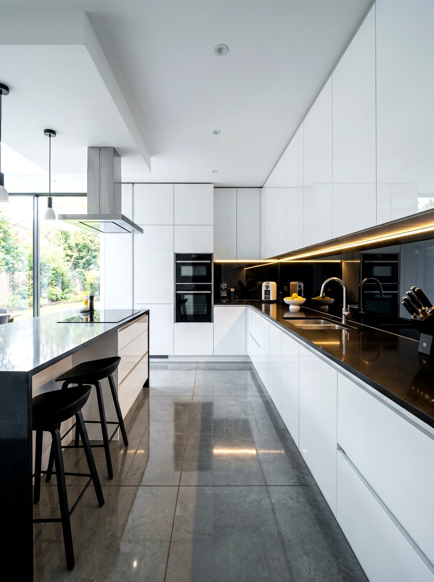 High Gloss Kitchen - 30 modern kitchen ideas
